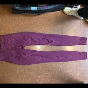 Maroon Lululemon Leggings Size 4